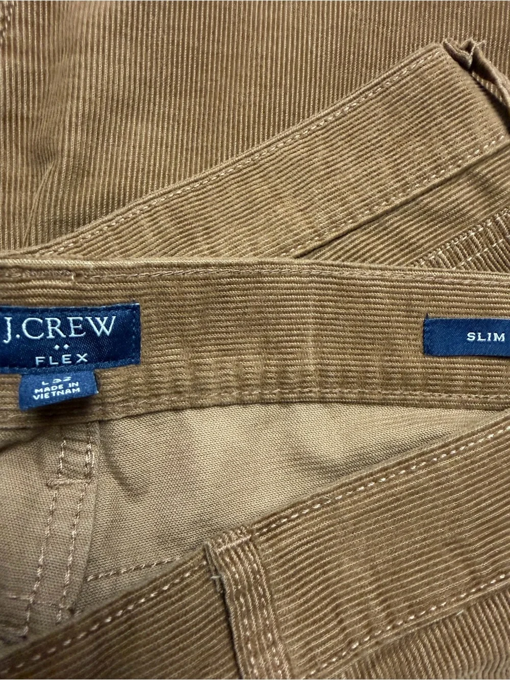 J. Crew Men's Corduroy Pants in Tan, Olive & Camel